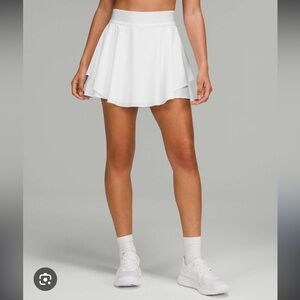 White court rival lululemon skirt